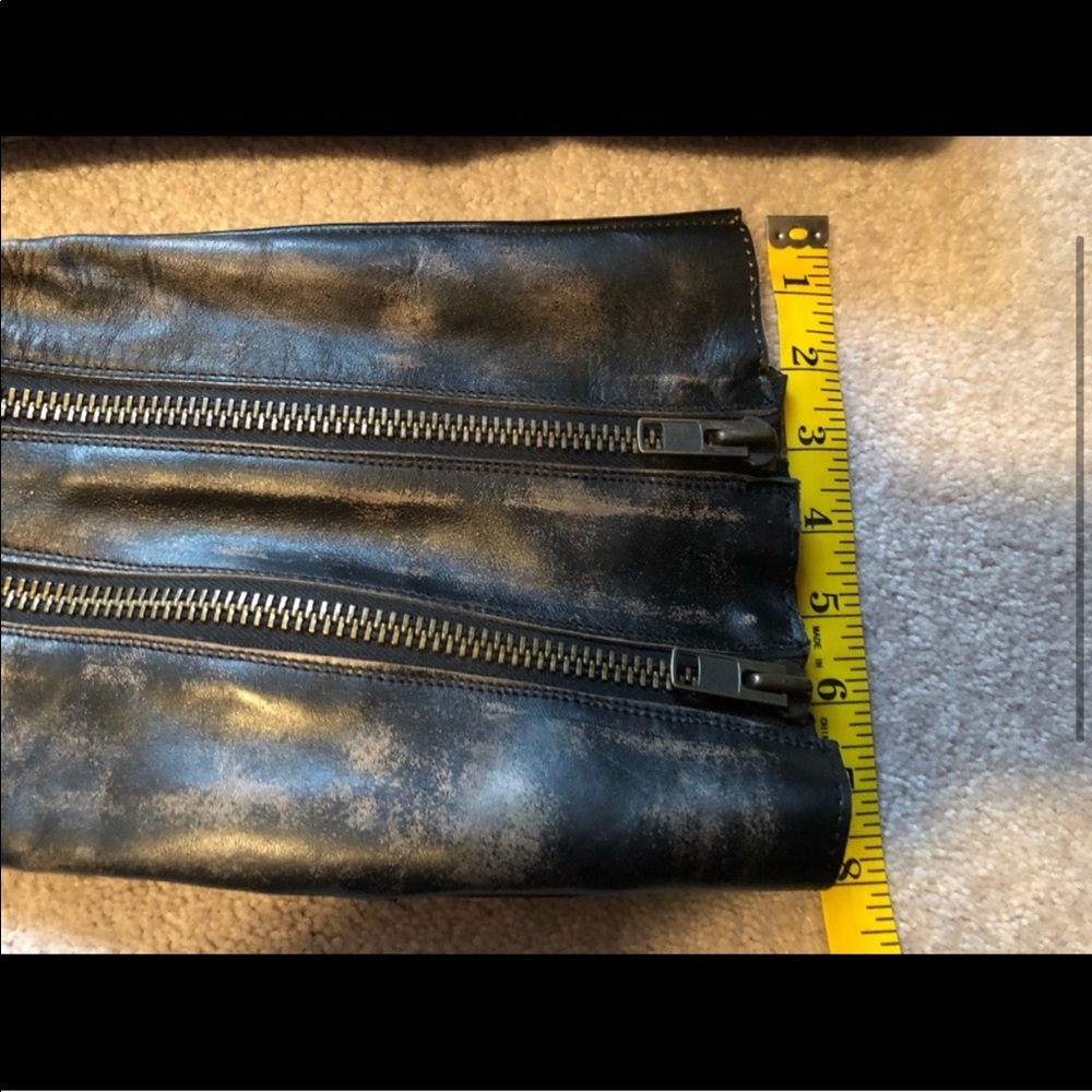Badass Bed Stu Tango Boots Distressed Black 8.5 - Picture 5 of 9